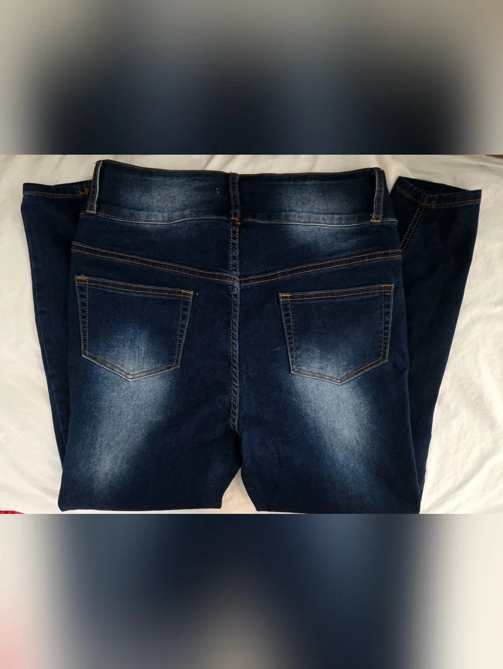 Between Us Jeans Sz 14 Dark Wash Skinny Ankle Comfort Stretch High Rise
